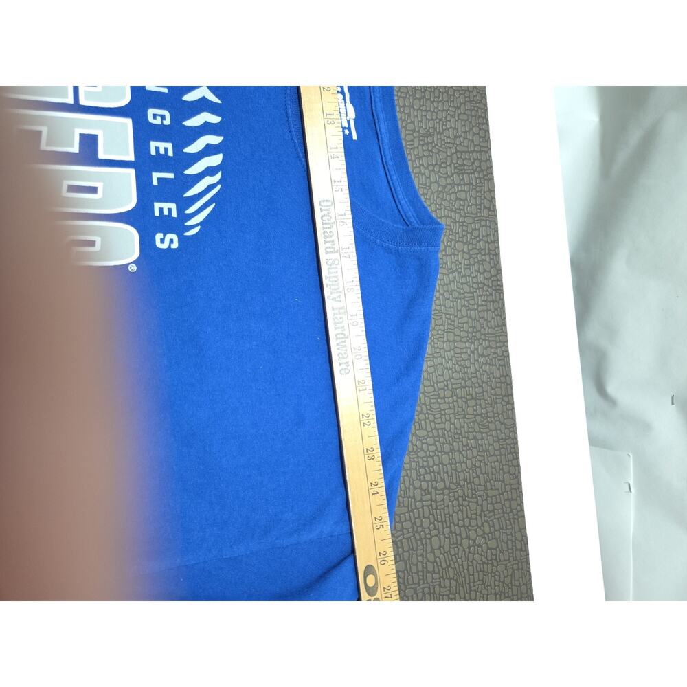 Los Angeles Dodgers Baseball Genuine merchandise BLUE Tee Shirt Sz 3XL - Picture 3 of 9